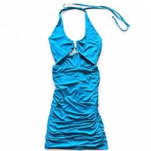 Streetwear Society Turquoise Halter Top